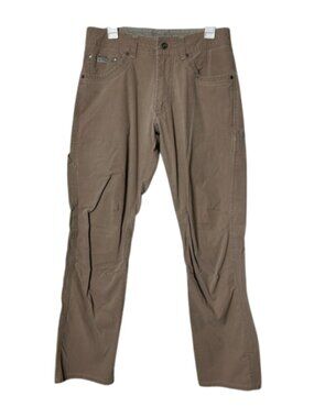 Kuhl Men's Revolvr Lightweight Vintage Patina Dye Pants brown mens 31 X 31